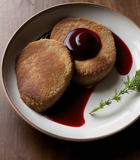 Kirsch-Schnitzel (Veal Cutlets With Cherry Sauce recipe image