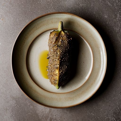 Kizarmis Patlican (Fried Eggplant With Green recipe image