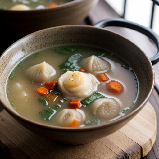 Klossel Suppe (Dumpling Soup recipe image