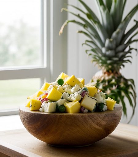Kohl's Pineapple Cheese Salad recipe image