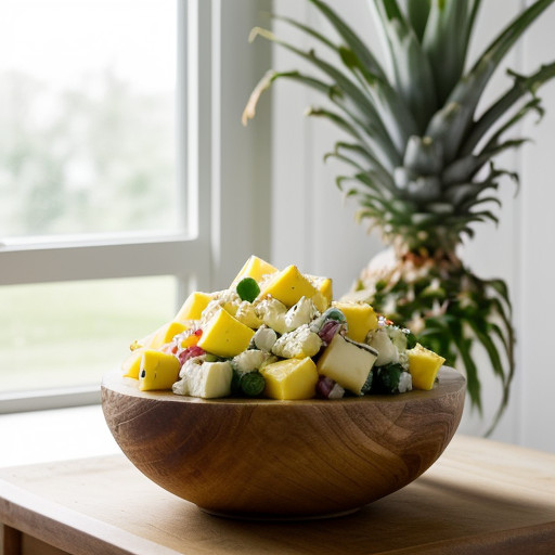 Kohl's Pineapple Cheese Salad recipe image