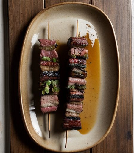 Kokoretsi Tis Souvlas ( Skewered Variety Meats recipe image