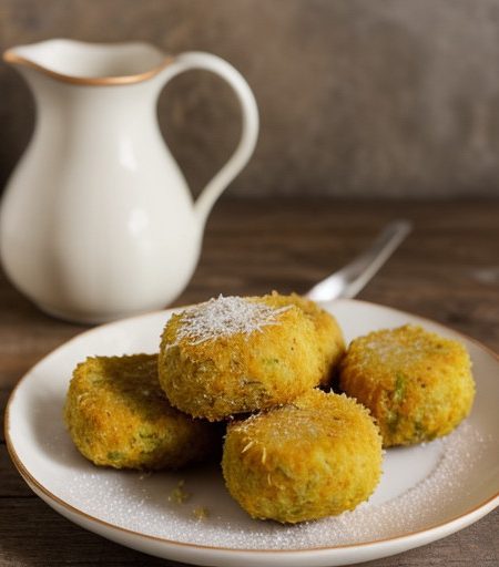 Kolokithokeftethes (Squash Croquettes or Pat recipe image