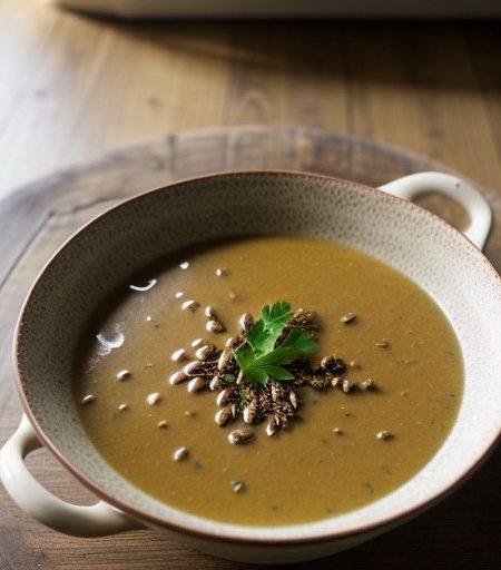 Komenymagos Leves (Caraway Soup recipe image