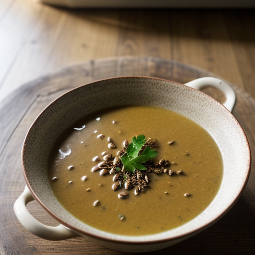 Komenymagos Leves (Caraway Soup recipe image