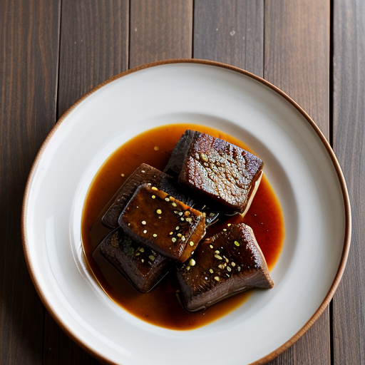 Korean-Style Grilled Beef Short Ribs & Scal recipe image