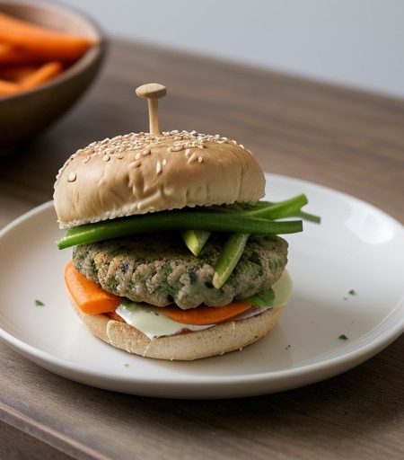 Kosher Vegetable Burgers recipe image