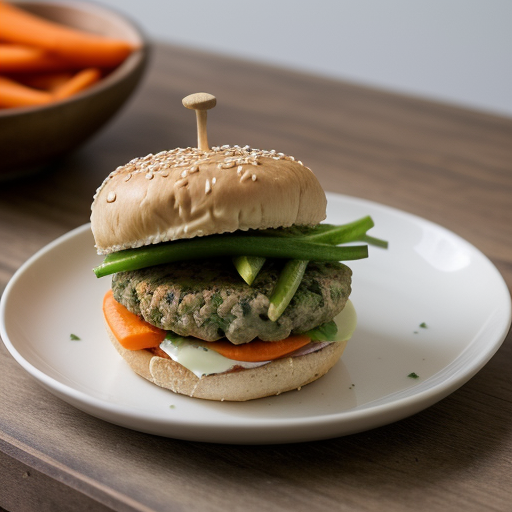 Kosher Vegetable Burgers recipe image