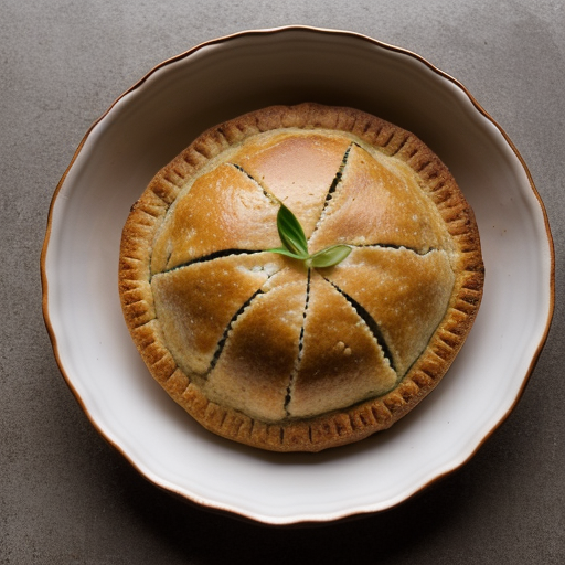 Kreatopita Therini (Summery Meat Pie recipe image