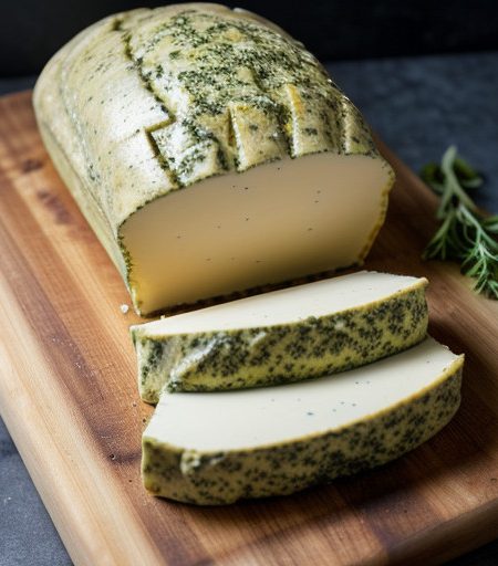 Kristine's Famous Pesto and Cheese French Bread - Bon App recipe image
