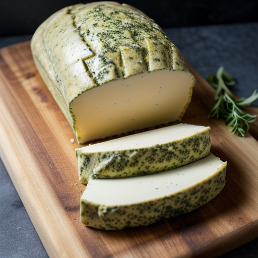 Kristine's Famous Pesto and Cheese French Bread - Bon App recipe image