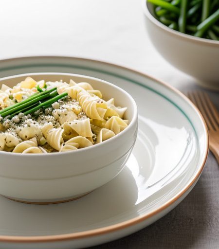 Kugel With Cherve~ Scallions & Chives recipe image