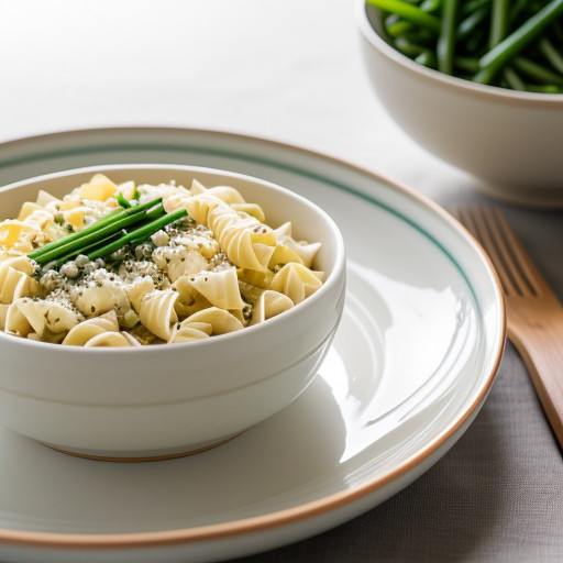 Kugel With Cherve~ Scallions & Chives recipe image
