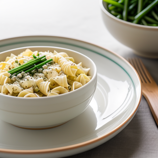 Kugel With Cherve~ Scallions & Chives recipe image