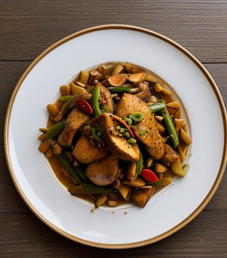 Kung Pao Chi (Chicken With Chiles & Nuts recipe image