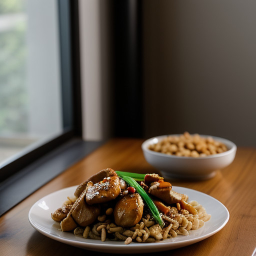 Kung Pao Chi (Chicken With Chilies & Nuts recipe image