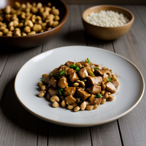 Kung Pao (Chicken Chunks With Peanuts in Spic recipe image