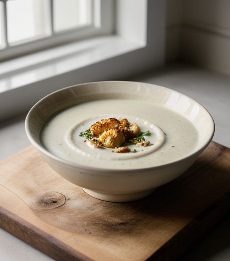 Kvetakova Polevka (Cauliflower Cream Soup recipe image