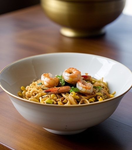 Kwitiaow Phad Thai (Thai-Fried Noodles and Sauce recipe image