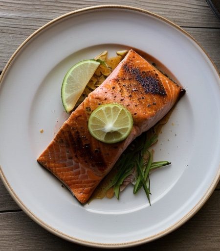L.J'S Juicy BBQ Salmon. recipe image