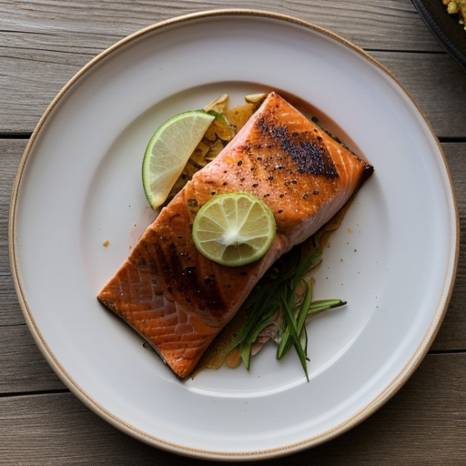 L.J'S Juicy BBQ Salmon. recipe image