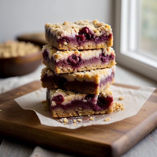 LACTO: Cranberry Cheese Bars recipe image