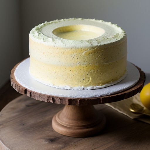 LIME CHIFFON CAKE - Country Cooking recipe image