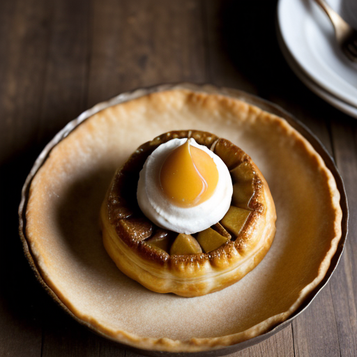La Tarte Tatin (Caramalized Apples on Puff Pa recipe image