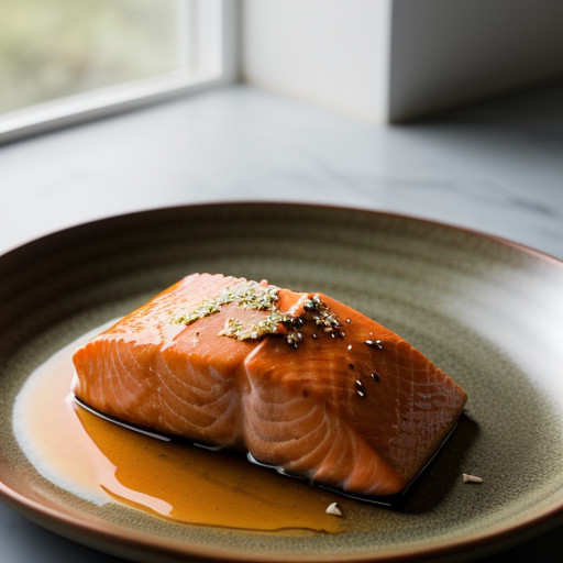 Lacquered Salmon - Bon Appetit recipe image