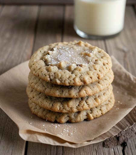 Lacy Oatmeal-and-Wheat Germ Cookies recipe image