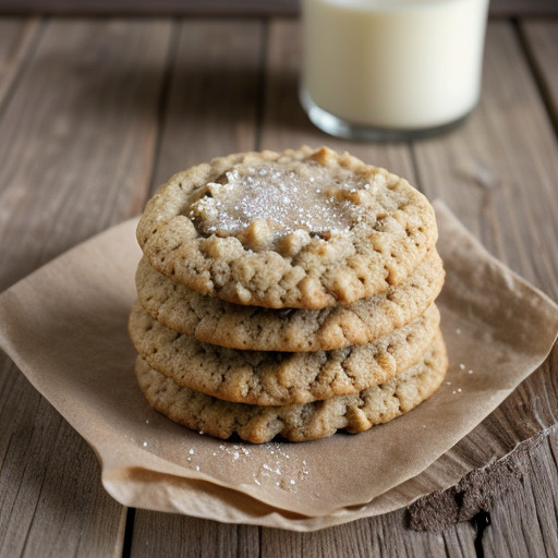 Lacy Oatmeal-and-Wheat Germ Cookies recipe image