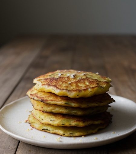 Lacy Potato Pancakes (Latkes recipe image