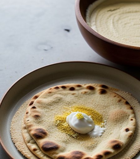 Lahsooni Naan (Baked Flatbread With Garlic recipe image