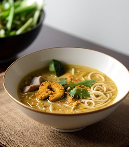 Laksa Lemak (Spicy Coconut Milk Soup Noodles recipe image