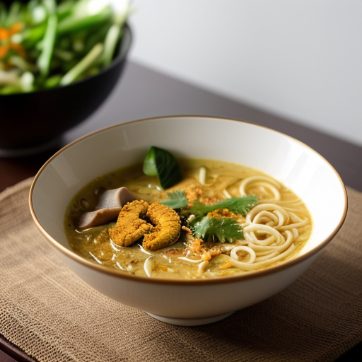Laksa Lemak (Spicy Coconut Milk Soup Noodles recipe image