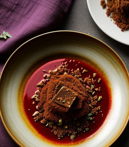 Lal Saaker Ghanto (Red Chard & Eggplant recipe image