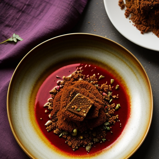Lal Saaker Ghanto (Red Chard & Eggplant recipe image