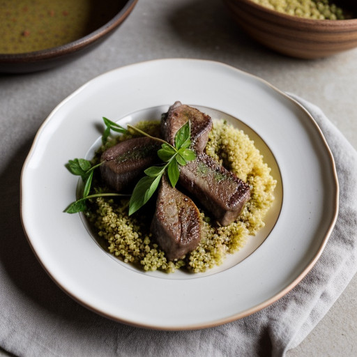 Lamb Chops With Couscous recipe image