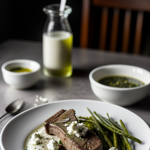 Lamb Chops With Feta Sauce (Ostmaestaren recipe image