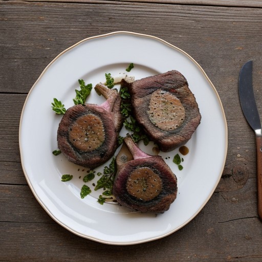 Lamb Chops With Gorgonzola (Pjxg05 A recipe image