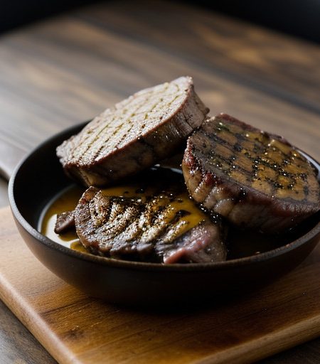 Lamb Chops With Mustard Sauce recipe image