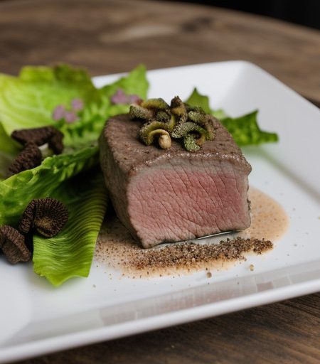 Lamb Fillet With Morels recipe image