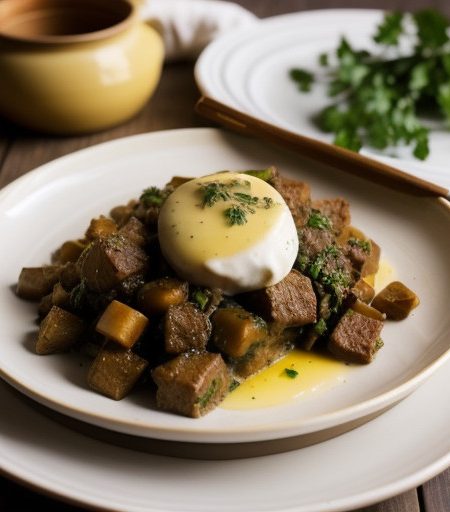 Lamb Hash Lyonnaise recipe image