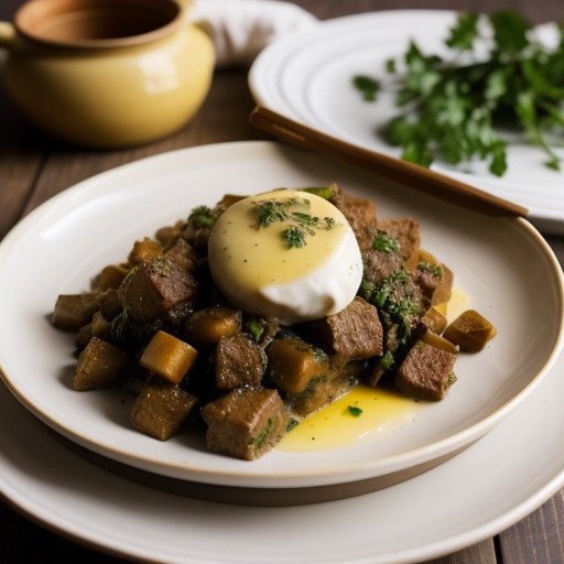 Lamb Hash Lyonnaise recipe image