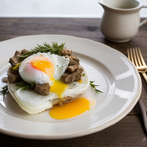 Lamb Hash & Poached Eggs recipe image