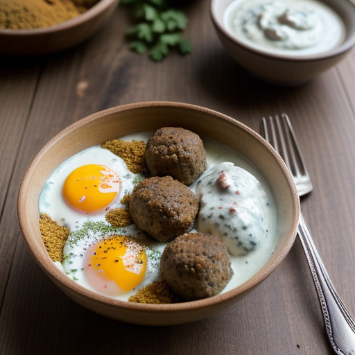 Lamb Kofta With Yogurt Sauce recipe image