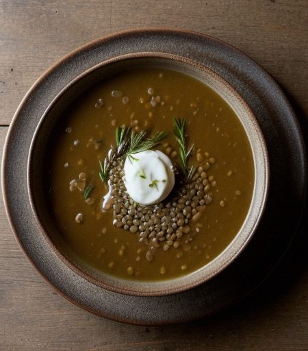 Lamb~ Lentil~ & Rosemary Soup recipe image