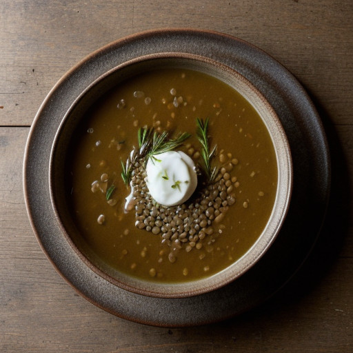 Lamb~ Lentil~ & Rosemary Soup recipe image