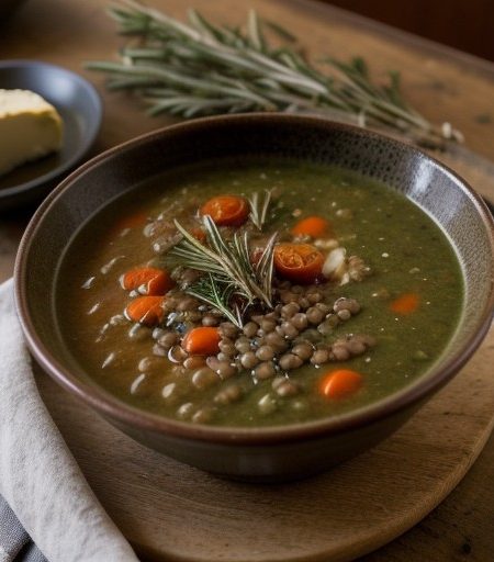 Lamb, Lentil, and Rosemary Soup recipe image
