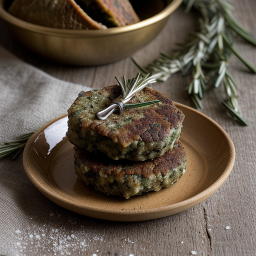Lamb Patties With Fresh Mint Sauce recipe image